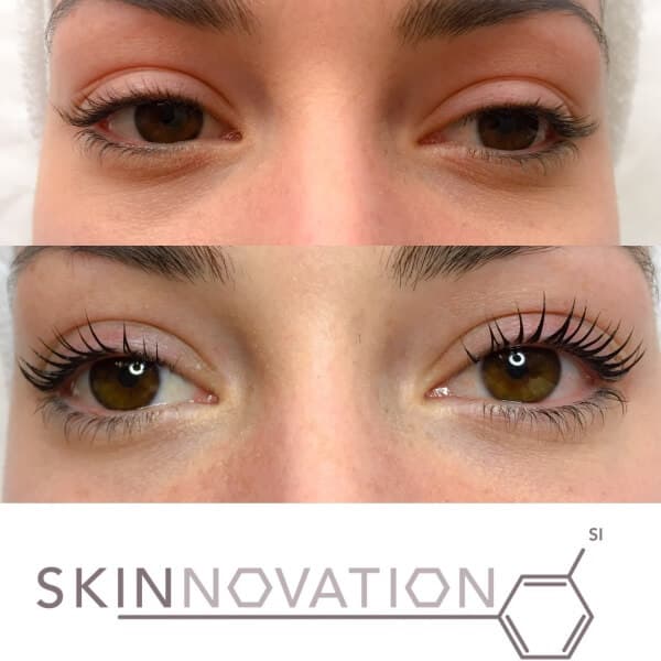 Lash Lift Before and After - Real client results
